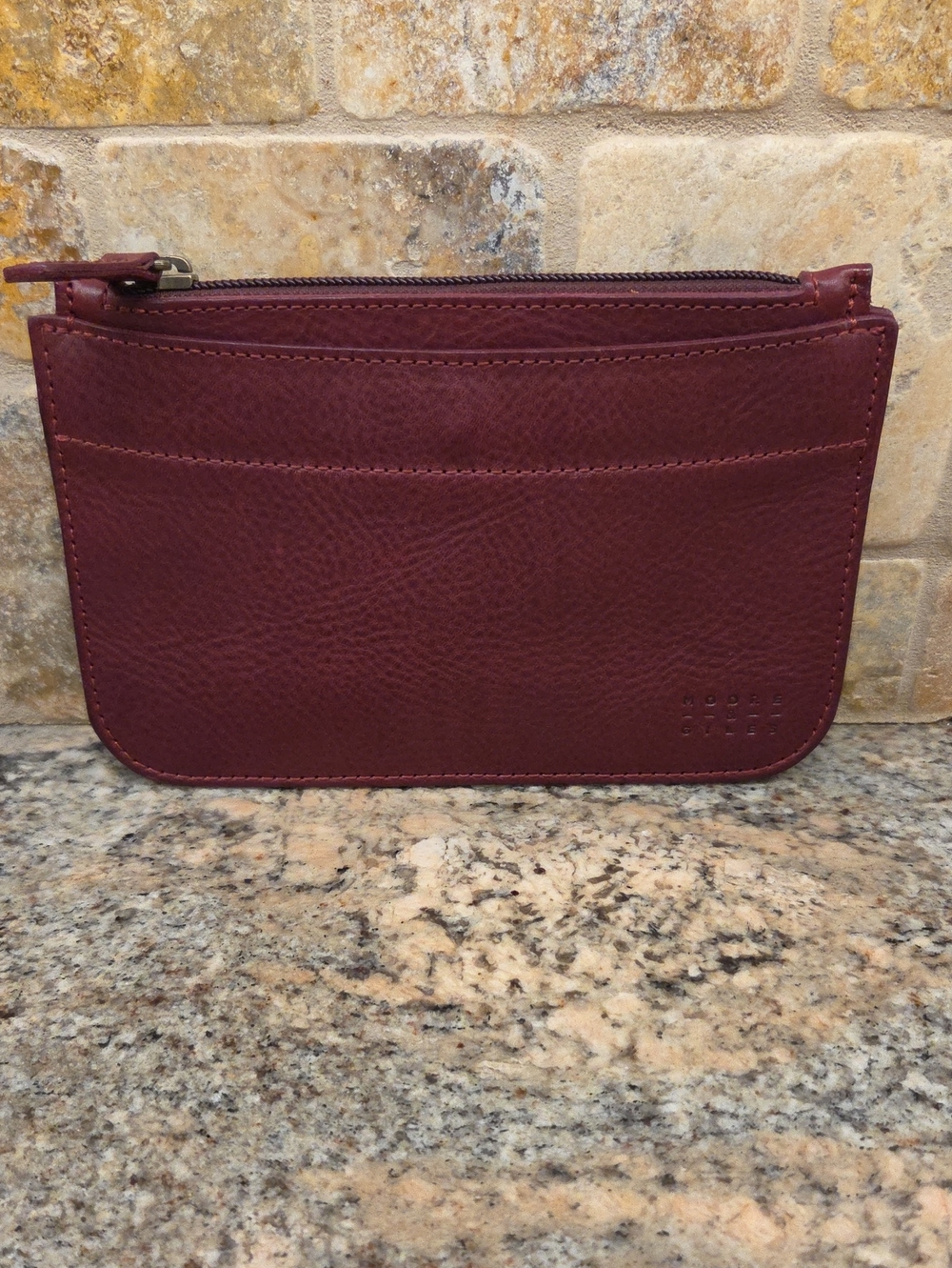 Moore And Giles Leather Zip Wallet